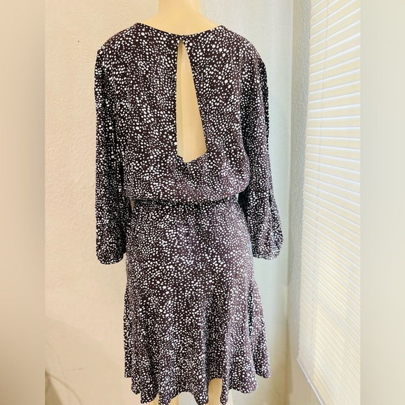 LOFT Dotted Godet Mini Flare Dress size XXL NWT - Picture 11 of 15